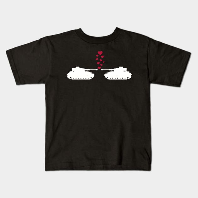 Tanks hearts Kids T-Shirt by Designzz